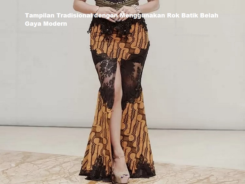 Rok Batik Belah