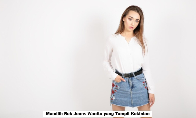 Rok Jeans Wanita
